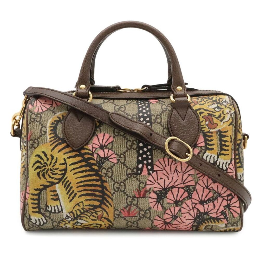 Gucci GG Supreme Bengal Tiger Mini Boston Bag
